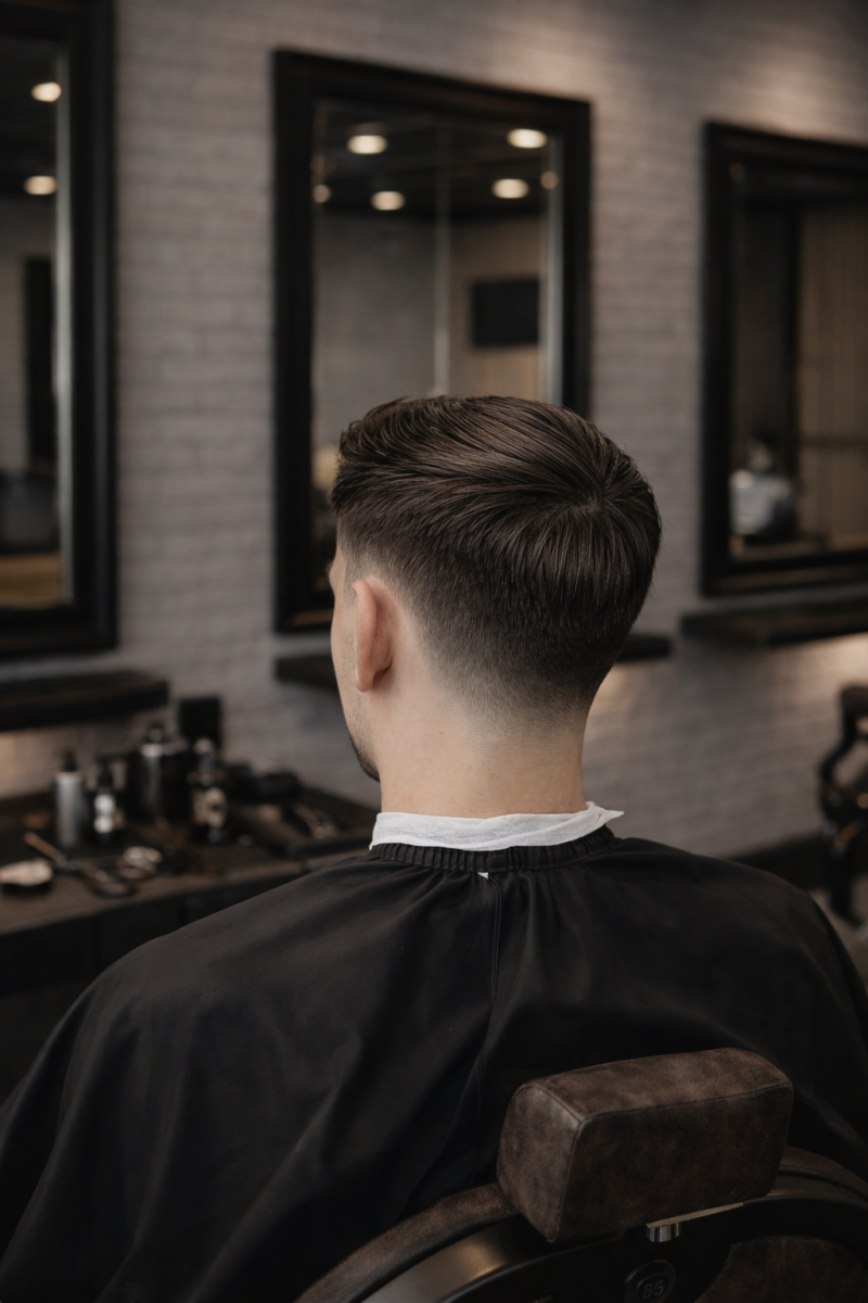 barber shop interior chair